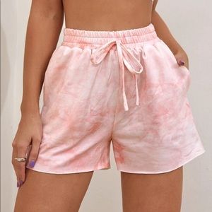 BRAND NEW Pink Tie Dye Shorts